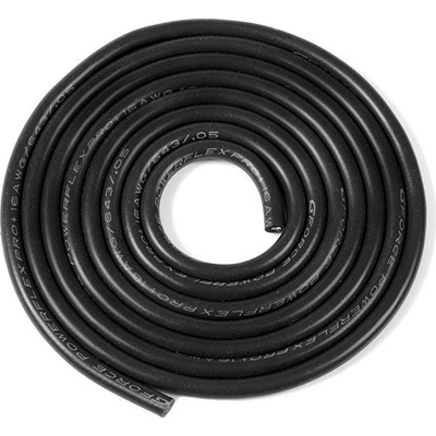 Revtec Kabel se silikonovou izolací Powerflex 16AWG černý 1 m