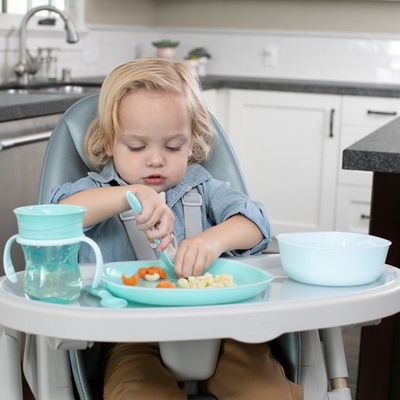 CHICCO Příbor dětský ergonomický 12m+ béžový