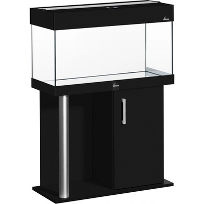 Diversa Comfort LED akvarijní set rovný hliník černý 112 l