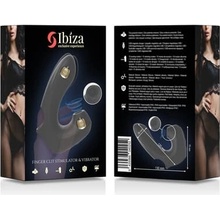 Ibiza - Výkonný vibračný a klitorálny sací náprstok