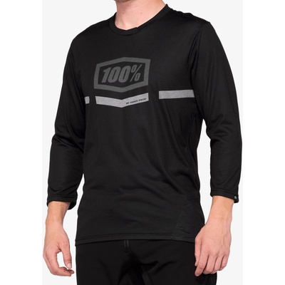100% AIRMATIC 3/4 Sleeve Black
