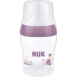 Nuk Шише със силиконов биберон NUK Perfect Match - 150 ml, размер S, 0 м+, хипо, розово (10215407) - ozone