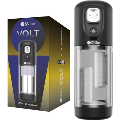Мастурбатор със загряване, вибрации и фрикция - SVibe Ikon Volt (D-245136)