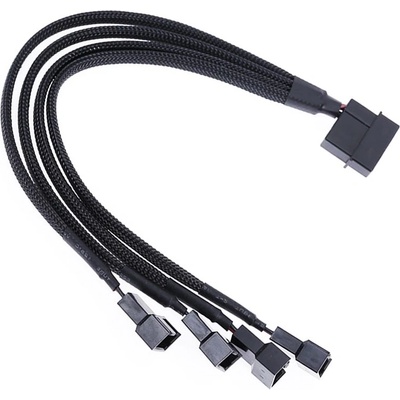 Неизвестен Y-Сплитер За вентилатори MOLEX към 4x4PIN 0.3m (18322)