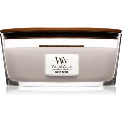 WoodWick Wood Smoke ароматна свещ с дървен фитил (hearthwick) 453.6 гр