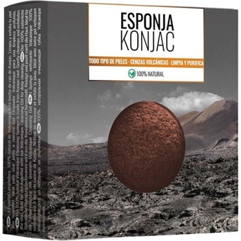 Volcanique Конджак натурална гъба за ексфолиране на лице и тяло