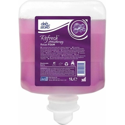Deb Refresh penové mydlo relax fialové 1 l