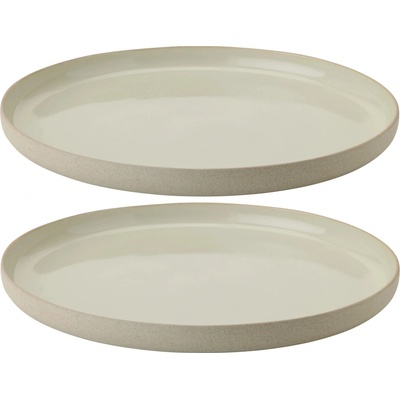 Jídelní talíř EMMA 24 cm, sada 2 ks, šedá, kamenina, Stelton