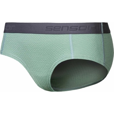 Sensor Dámske nohavičky MERINO AIR W svetlo zelená tmavo sivá