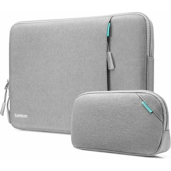 Puzdro Tomtoc Recycled Sleeve with Pouch A13D2G1GP 14" Gray