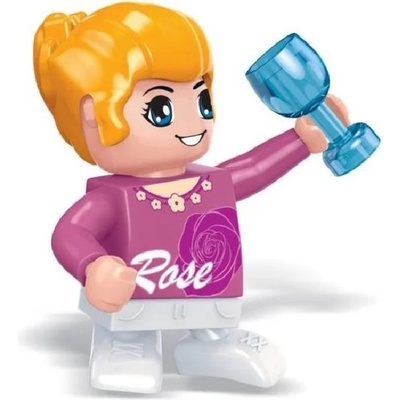 BanBao Детска играчка BanBao - Мини фигурка Момиче с чаша, 10 cm (B7225)
