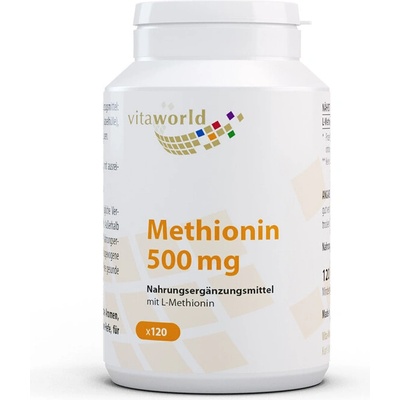 vitaworld L-Метионин 500 mg 120 V капсули | Vita World (10940997 VW)
