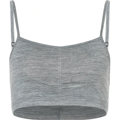 super. natural Дамски спортен сутиен super. natural Women's Cosy Bra Sports bra - Cashmere Grey Melange (114-2447-1313)