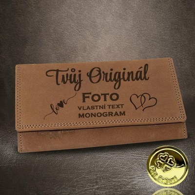 Jemná kůže poctivá práce. K tomu text nebo fotka a máte dokonalý originál. monogram