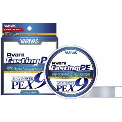 Varivas Šnúra Avani Casting PE Max Power X9 Shore Master 200m - 0,185mm 11,34kg