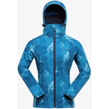 ALPINE PRO Синьо шарено дамско софтшел яке ALPINE PRO HOORA ALPINE PRO | Sin | ЖЕНИ | XS