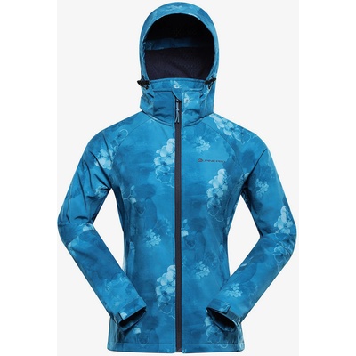 ALPINE PRO Синьо шарено дамско софтшел яке ALPINE PRO HOORA ALPINE PRO | Sin | ЖЕНИ | XS