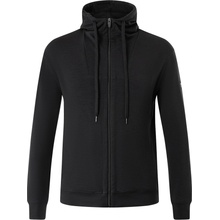 merino mikina Everyday Hoodie jet black