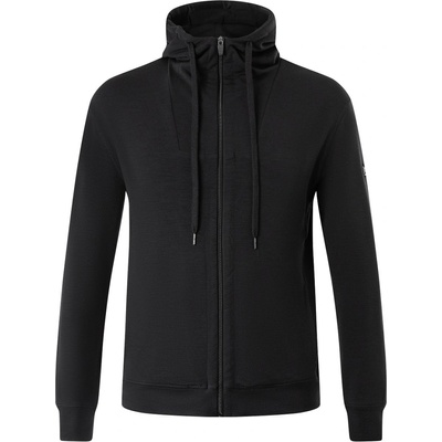 merino mikina Everyday Hoodie jet black