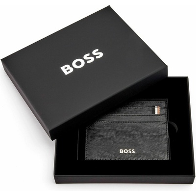 HUGO BOSS Черен кожен калъф за карти Hugo Boss Iconic HLC421A Hugo Boss | Mnogotsveten | МЪЖЕ | UNI