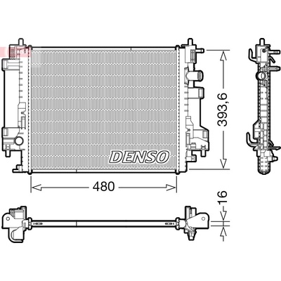 Chladič motora DENSO DRM23117