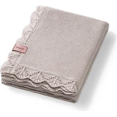 BABYONO Deka pletená bambusová Beige