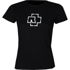 RAMMSTEIN дамска тениска RAMMSTEIN - Logo Glow BP - Black - GS65702