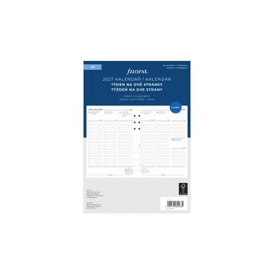Filofax A5 ČJ+SJ týždeň/2 stránky 2027