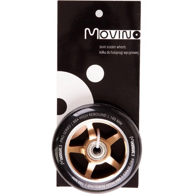 Movino Edge hliník 100 mm zlatá 2 ks