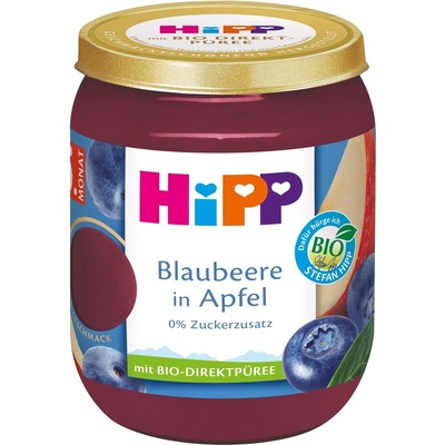 Hipp BIO jablko a čučoriedky 160 g