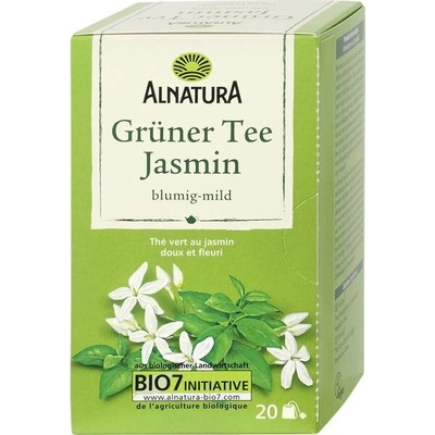 Alnatura Bio zelený čaj s jasmínem 20 ks 30 g