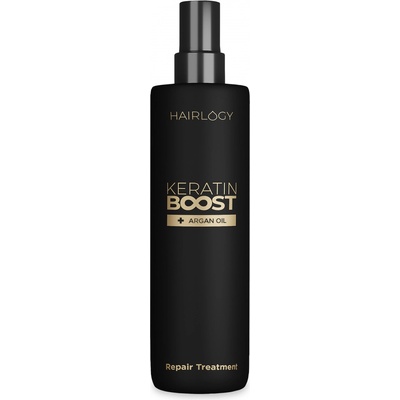 Hairlogy Keratin Boost Regenerační bezoplachová vlasová kúra 200 ml