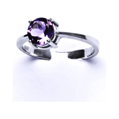 Čištín Zlatý bílé i žluté zlato přírodní Ametyst světlý T 1357