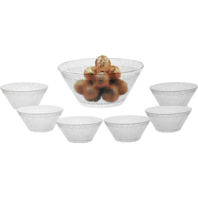 PROHOME Sada 7-dílná 1 x misa 800 ml a 6 x miska kompótová 280 ml