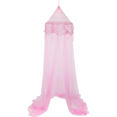 DekorStyle Baldachýn nad postel Princess růžový 60x250 cm růžový