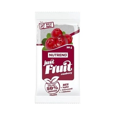 Nutrend JUST FRUIT brusinka 30 g