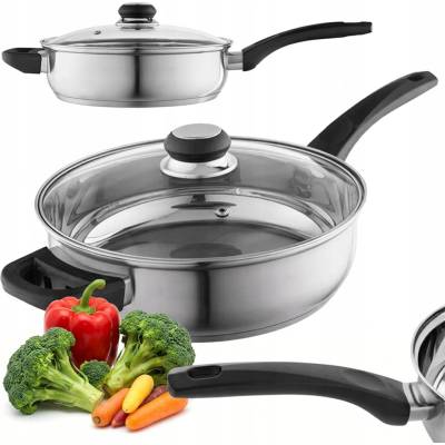 Altom Design Panvica tradičná Emilio 24 cm nerezová oceľ