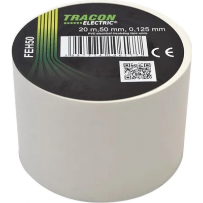 Tracon electric Páska izolačná 50 mm x 20 m biela