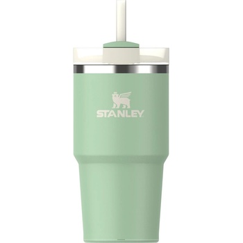 STANLEY Светлозелен термос със сламка от неръждаема стомана 600 ml Quencher H2.0 FlowState Tumbler Pistachio - Stanley (10-10826-363)