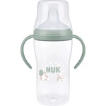 Nuk Бебешко шише NUK Perfect Match - С накрайник за сок, TC, РР, 260 ml, овца, зелено (10216311) - baby