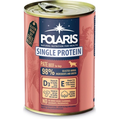 Polaris Single Protein Adult paté hovädzie 400 g