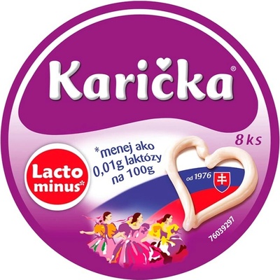 Karička Syr tavený trojuholníkový Lacto Minus 120 g