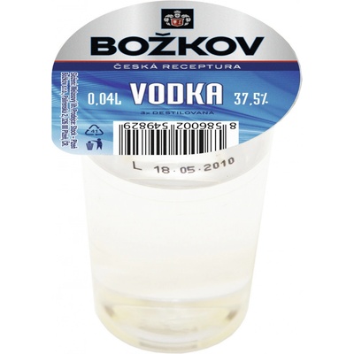 Božkov Vodka 37,5% 0,04 l (holá láhev)