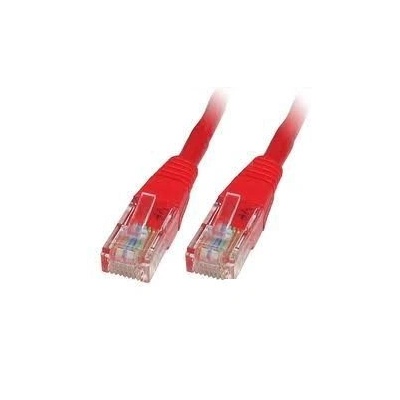 Roline Пач кабел, Roline, UTP CAT6, 1 m, червен (CAT6 1m piros)