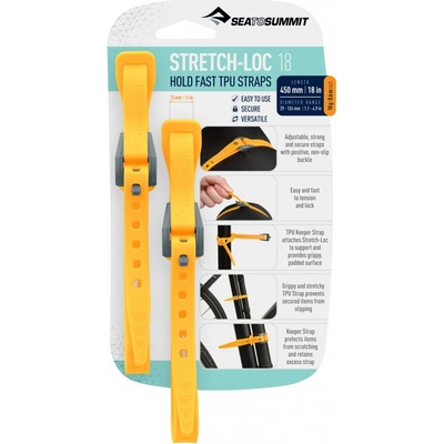 Sea To Summit popruh Stretch-Loc 18- 12 mm x 450 mm 2 kusy
