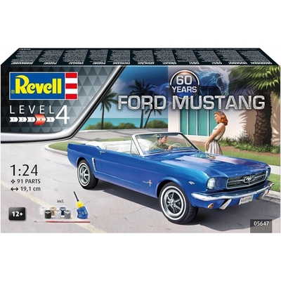 Revell Сглобяем модел, Revell, Подаръчен комплект Ford Mustang 60th, Комплект