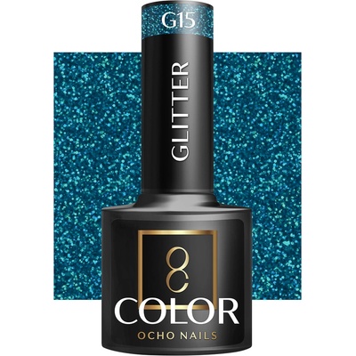 Ocho Nails lak na nechty s trblietkami G15 5 g