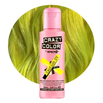 Crazy Color farba na vlasy 77 Caution Neon Yellow 100 ml