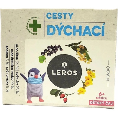 LEROS cesty dýchací 10 x 2 g