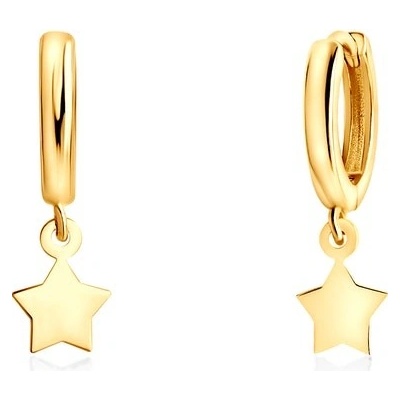 Savicki kruhy s hvězdami pozlacené stříbro SAVZ1865EG